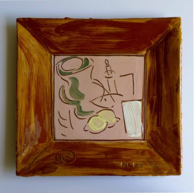 Vase Et Poisson - After Georges Braque  