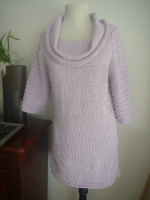#215 Lilac cotton sweater