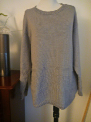 #220 Men grey cotton pullover