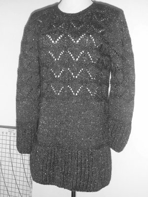 #242 Charcoal tweed wool tunic