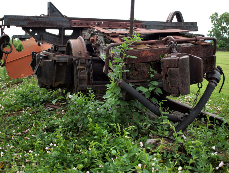 The Remains Of A Narrow Gauge Flatcar Probably Built In The 19-Teens
