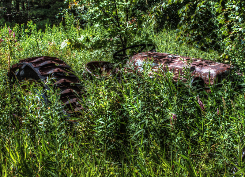 Abandoned Tractor Near The 55 Buick Mudder Shoot