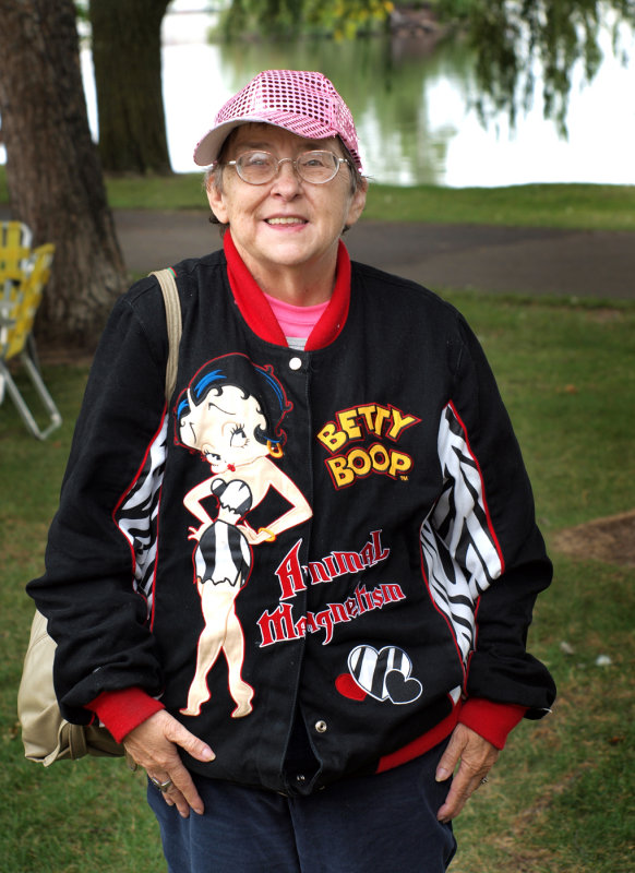 Betty Boop...She Won The Jacket In Vegas