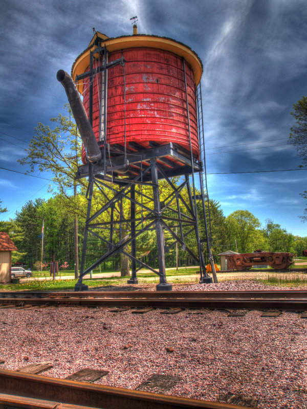 HDR Image Of Wooden Water Tank...