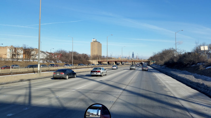 Heading Into Chicago On I-290...A Route I Seldom Take