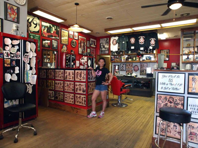 Here's Eve And The Inside Of Monkey Wrench Tattoo...