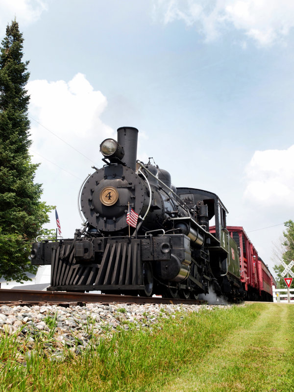 The Train Leaving Us In Camp 5 And Heading Back...I'm Laying On My Back In The Grass Here...