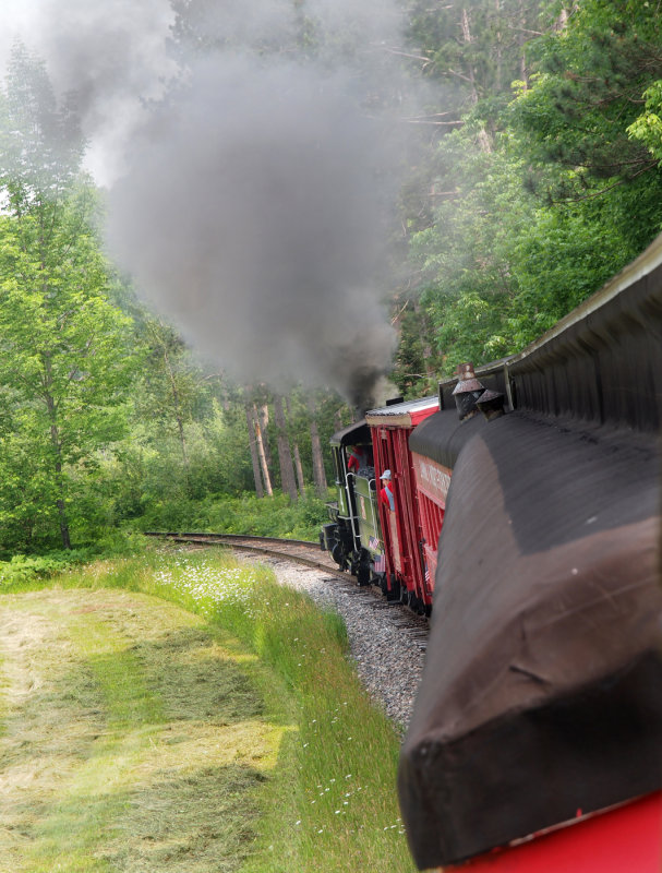 Heading Back To Laona From Camp 5...This Is Shot From The Caboose's Cupola