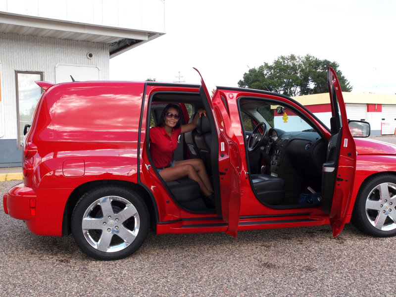 Here's A Look At Eve Trying Out That Back Seat Conversion...