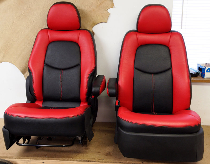 Got The Seats Back From The Upholstery Shop In Wausau, WI.