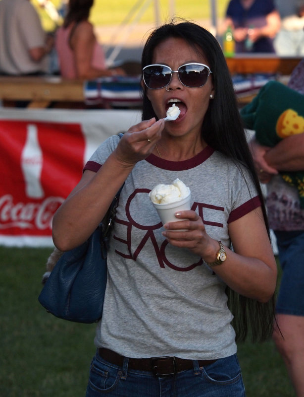 Eve's Happy...She's Got Ice Cream...