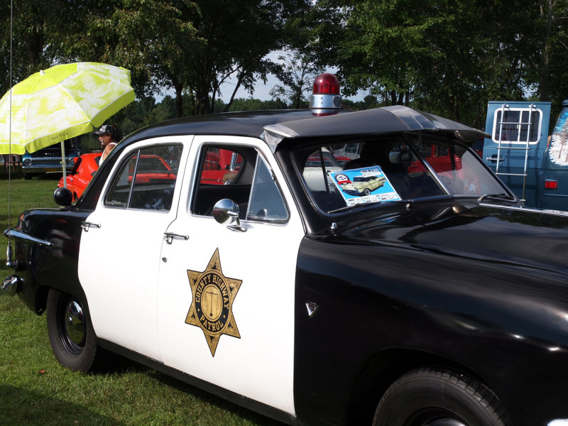 A 1951 Ford Cop Car....Ya Gotta Love Those Old Gum Ball Lights....