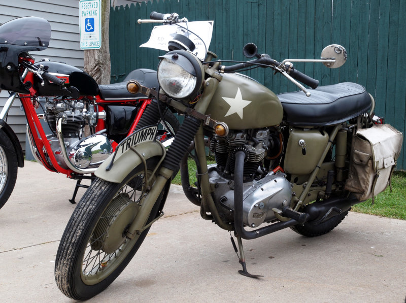 Here's A Neat Pair Of Old Triumph's