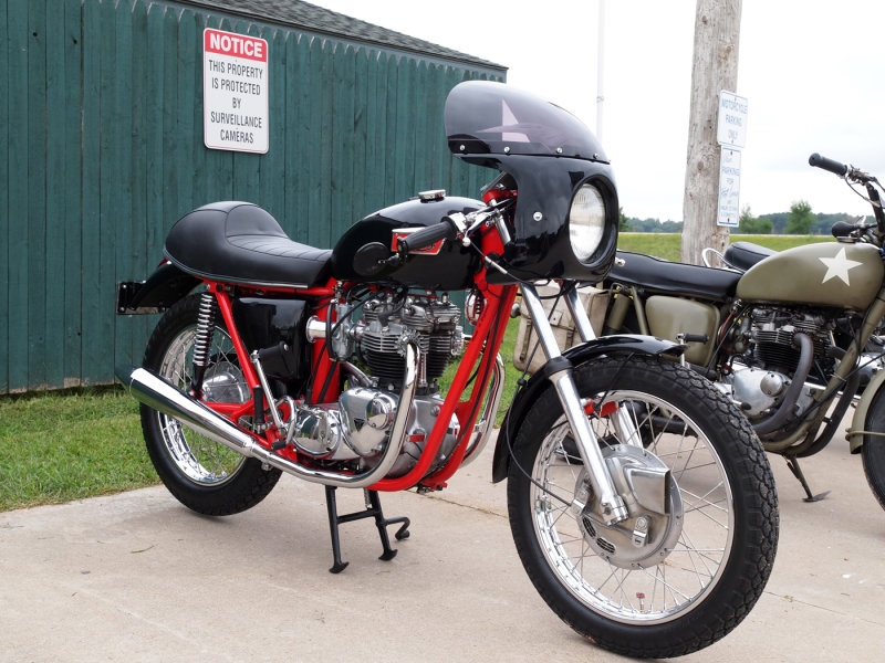 Here's A Neat Pair Of Old Triumph's