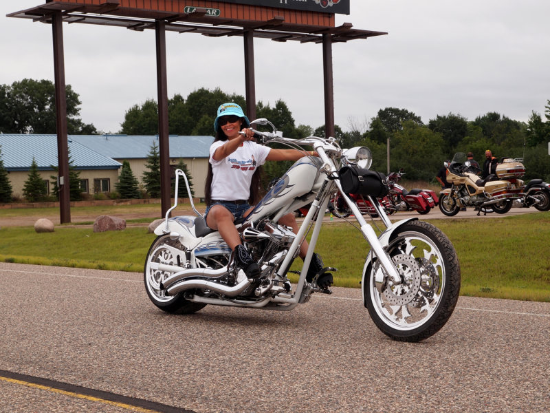 LOOK OUT WORLD...Eve's Drivin A Pro-Street Chopper
