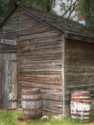 1880's Restored Blacksmith Shop.
