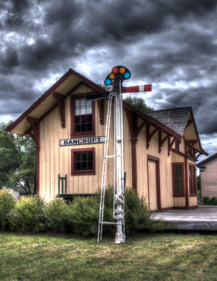 Bancroft Depot Restored As It Looked In The 1920's