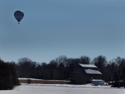 Hot Air Balloon On A COLD Day...