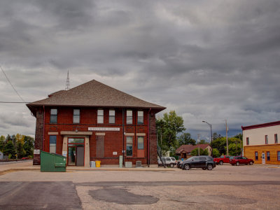 The Stevens Point Depot Looking West