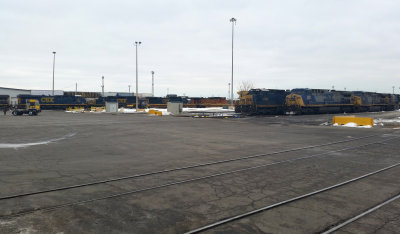 The CSX Yard At Bedford Park