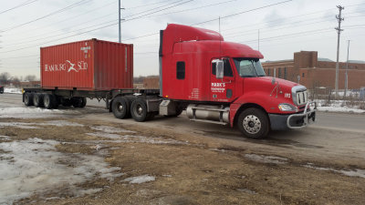 I Don't Often Pull A 20 Foot Container...This Is Coming Out Of Con-Global, Chicago