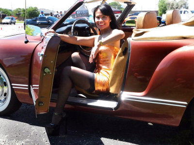 Eves Dress Matches This Karmann Ghia Pretty Well..