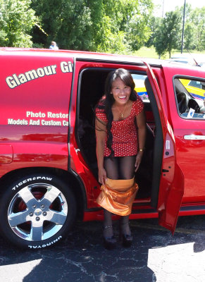 With A Little Ingenuity You Can Change Dresses Right In The Parking Lot...