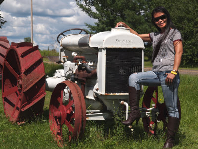 We Found These Fordson Tractors By A Bar On Some County Road During Our Travels..