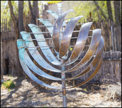 Copper whirligig