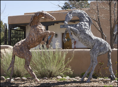 Bronze horses