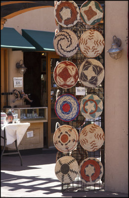 Indian Baskets in Santa Fe