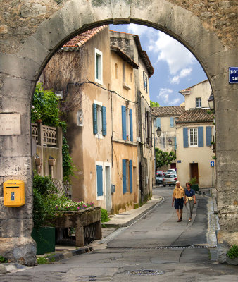 An archway in France