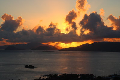 St Thomas sun rise