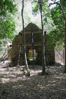 Trunk Bay ruins