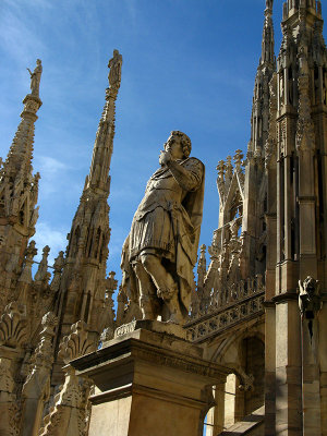 One of  2,245 statues adorning the Duomo .. 3601