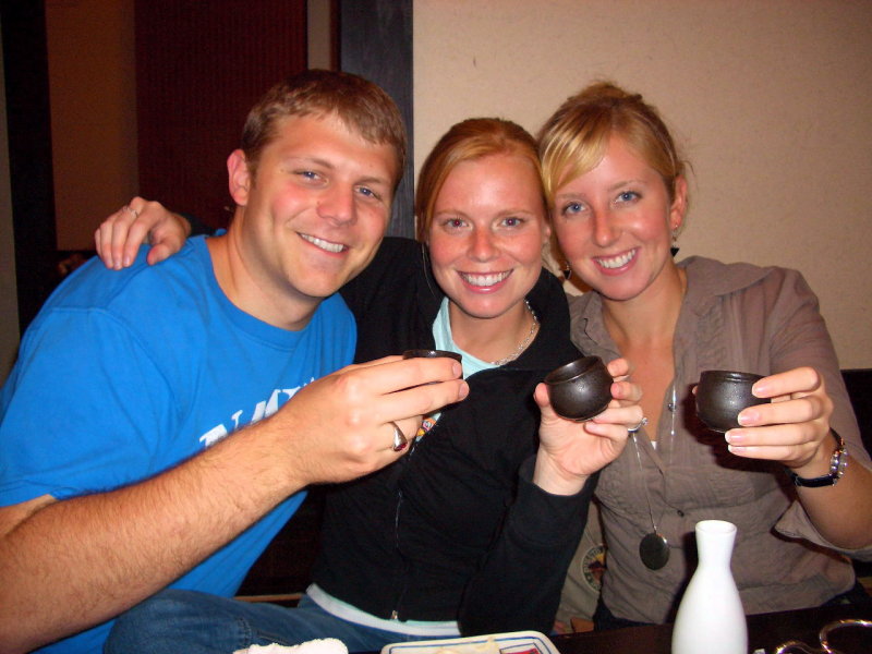 joe, tiff, and i at my welcome party