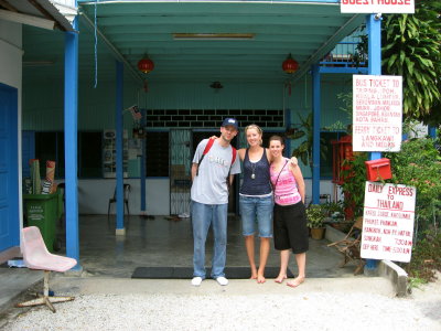 leaving the guesthouse