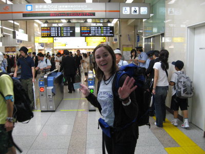 had to sprint, but we made the Shinkansen just in time and she didn't have to kill me.     Japan and I miss you Windler!