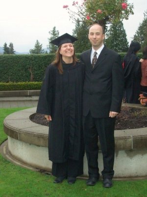 Karin and Michael - her UBC Graduation