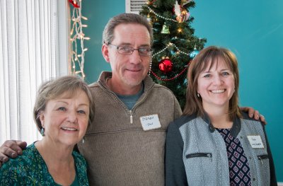 Co-hosts at Mom's 75th