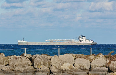 Anchored Ship