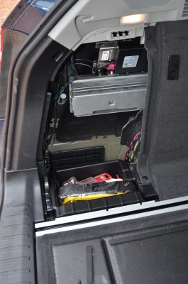 Driver side hatch open - more storage