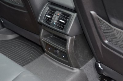 Rear center console - rear climate controls, seat heaters and power outlet