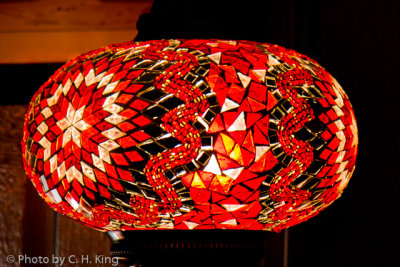Indian Cut-glass Lamp
