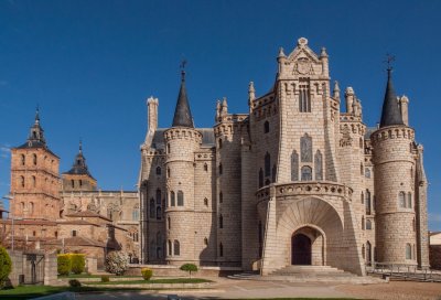 Astorga Aartsbisschoppelijk paleis Gaudí