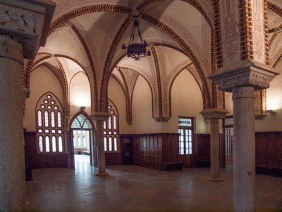 Interieur Aartsbisschoppelijk paleis Gaudí Leon