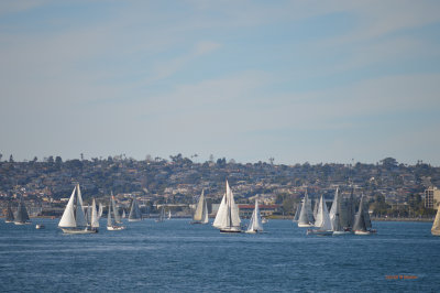 Sailing on San Diego Bay