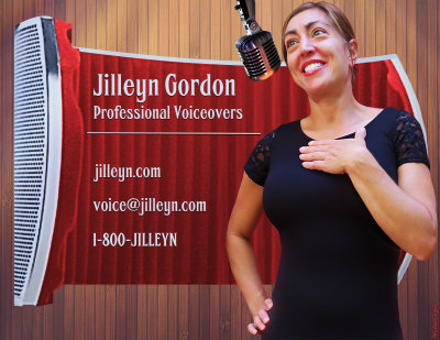 Jilleyn Gordon-Professional Voiceovers-Business Card