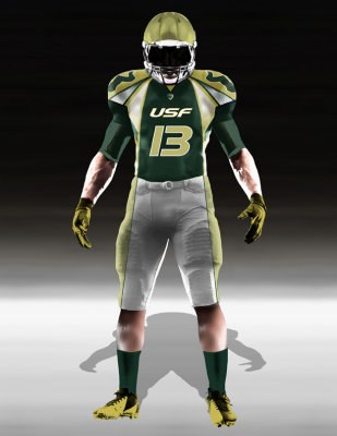 University of South Florida Bulls Home Uniform