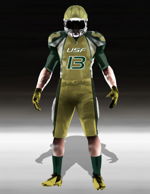 University of South Florida Bulls Alternate Uniform